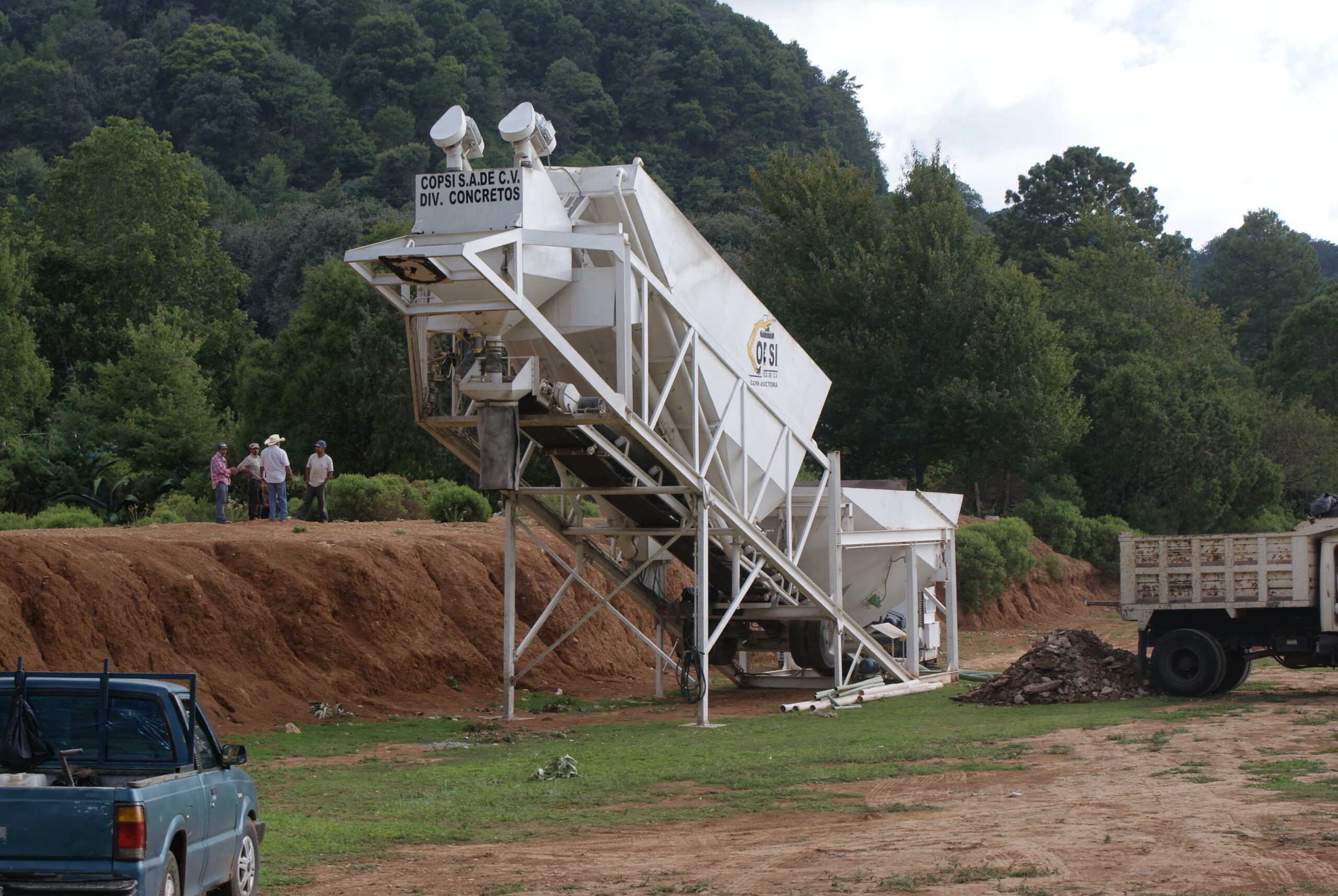 Foto de planta dosificadora de concreto móvil modelo ITP.0 DEOS